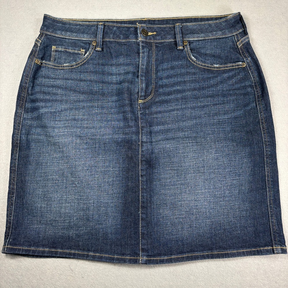 Sonoma Skirt Denim Mini Women 12 Casual‎ Classic Stretch Five Pocket Pocketed